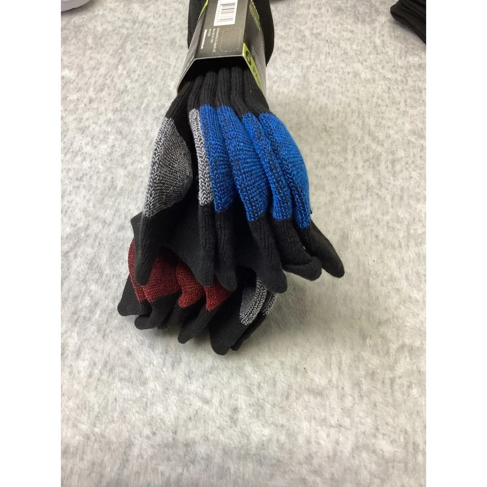 US Polo Assn Mens 6 Pair Low Cut Cushion Comfort Socks Black Blue Red Grey 6-12